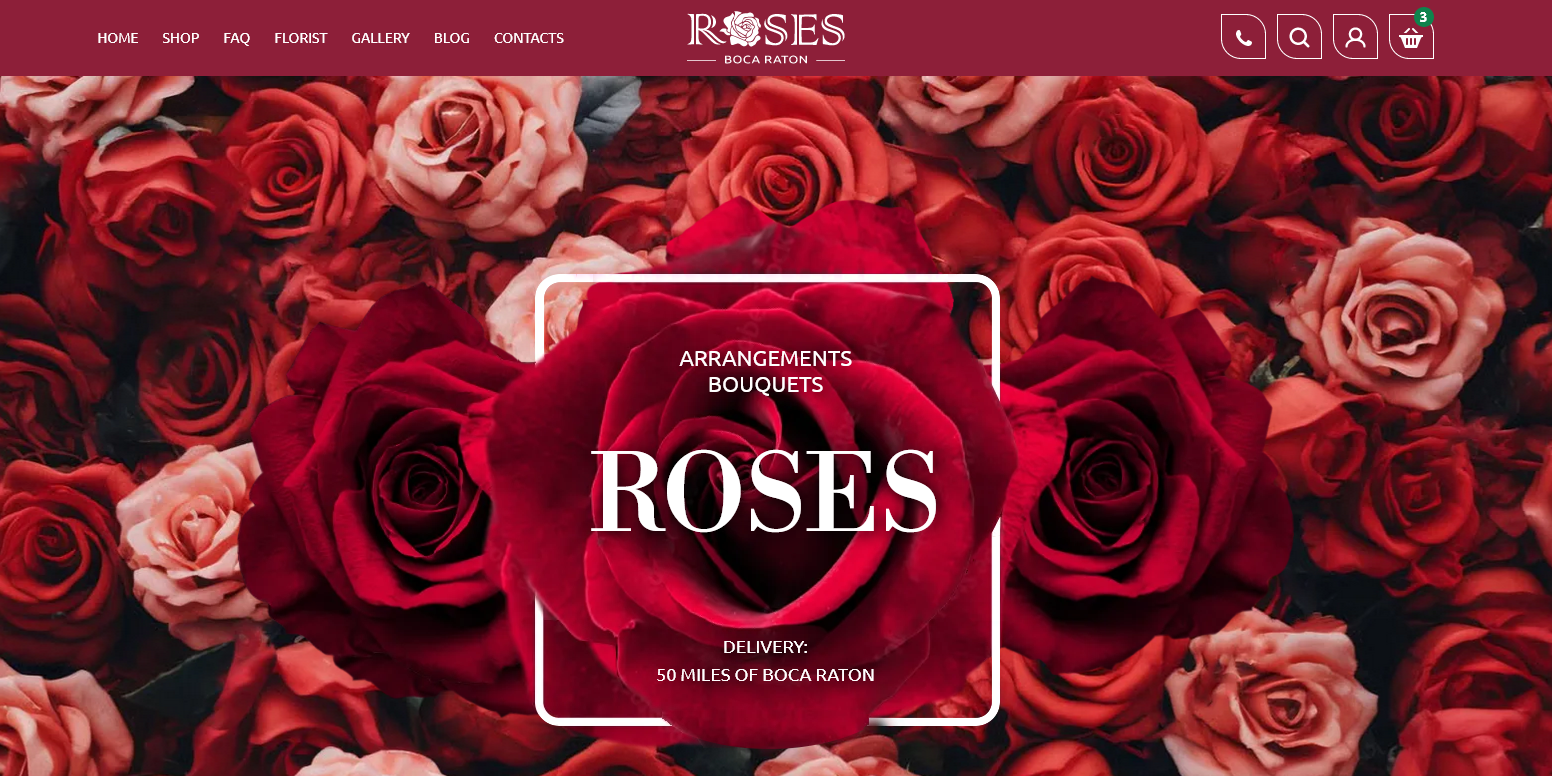 Roses Boca Raton Florist Flowers Delivery. Local Flower Shop
