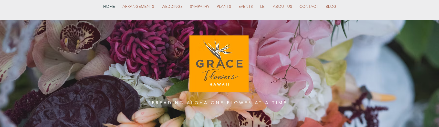 Grace Flowers Hawaii big island florist 45-502 Rickard Place Honokaa HI USA