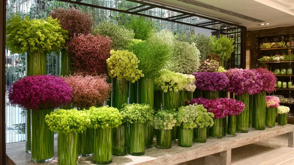 Incorporating negative space within an arrangement is essential for promoting harmony