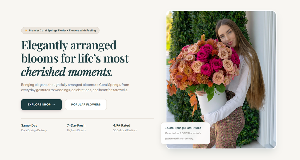 Thoughtful Floral Arrangements for Every Meaningful Moment in Coral Springs