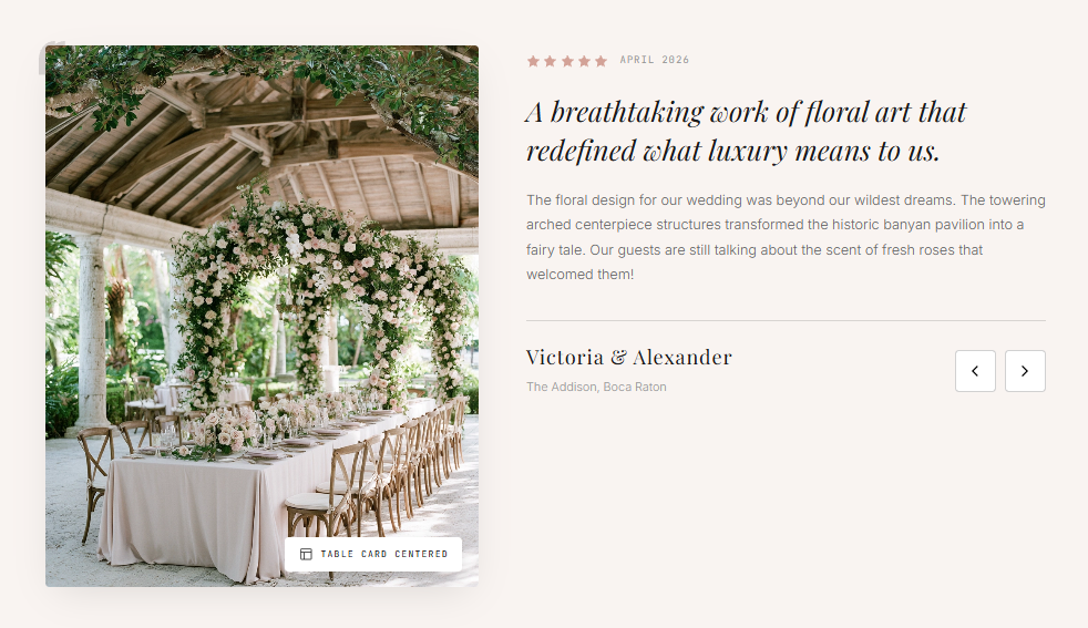 The Art of Transforming South Florida Weddings with Luxurious Floral Design